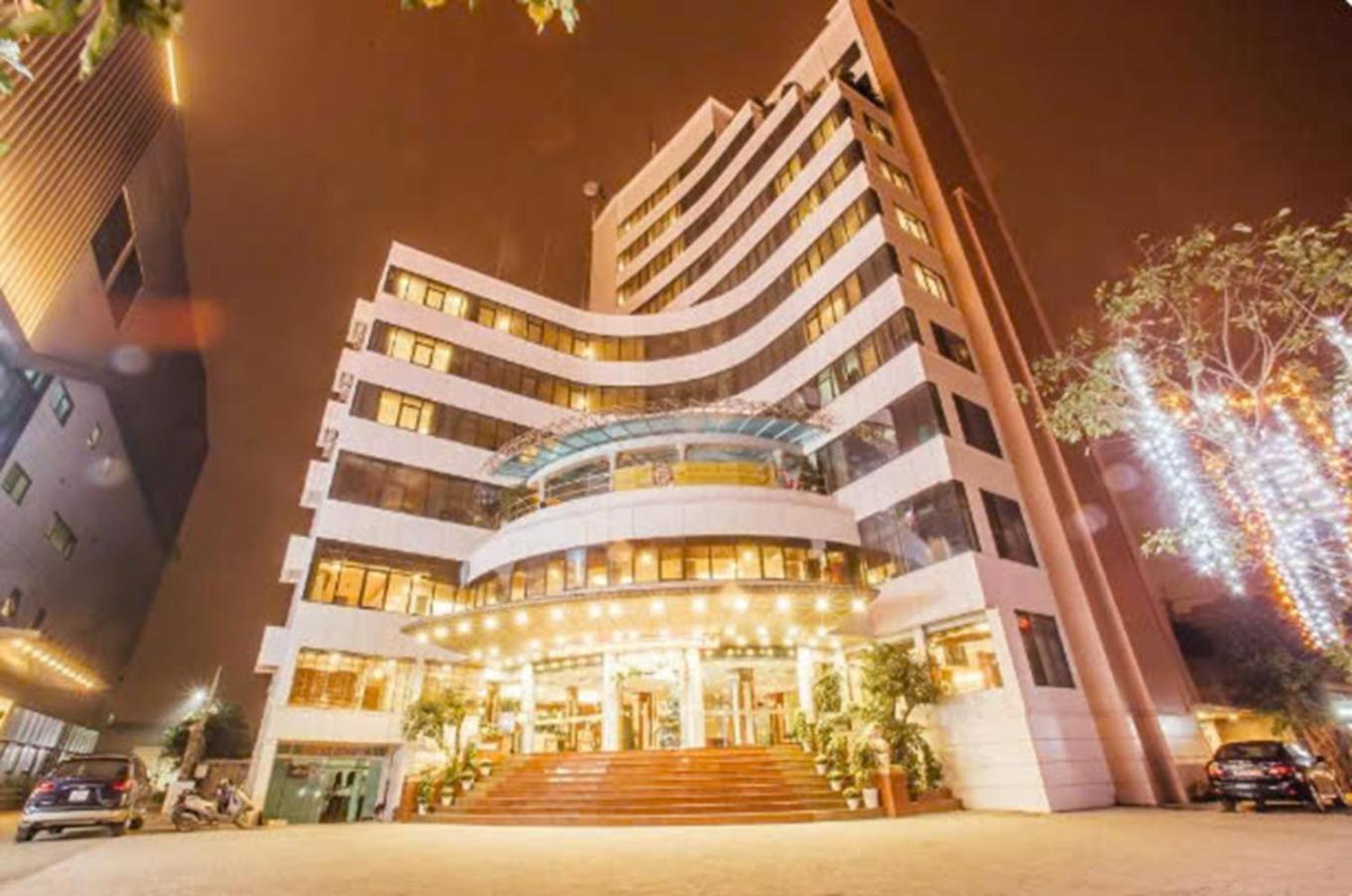 Muong Thanh Vinh Hotel Bagian luar foto